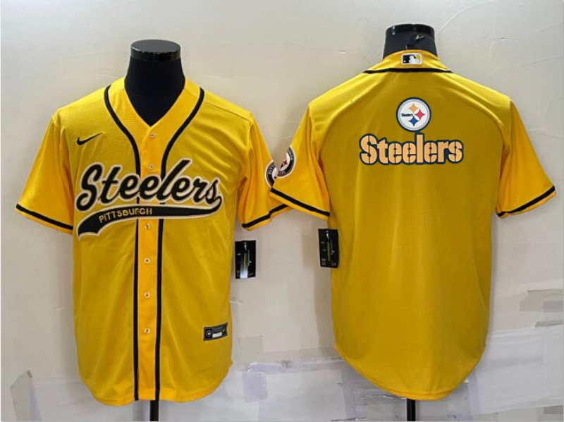 Men's Pittsburgh Steelers Yellow Jersey